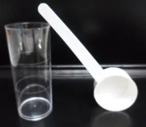 NEW ALGINATE IMPRESSION MATERIAL MEASURING SCOOP + MEASURING CYLINDER TUBE KIT - Picture 1 of 4