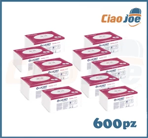 600 Toallas Disponible En Papel A Seco Lucart - para Peluqueros Cosmetólogo Spa - Imagen 1 de 2