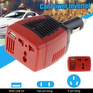 150W Power Inverter 12V to 110V Voltage Converter Car Charger Power Adapter USB