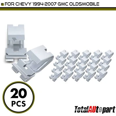 20Pcs Radiator Grille Retainer Clips for Chevrolet Silverado GMC Zinc Organic - Image 1 of 4