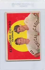 1959 Topps #408 Nellie Fox Luis Aparicio White Sox FAIR *DA-D5898 - Picture 1 of 2