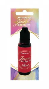 Stamperia, Jewel Ink, 18ml, Red Alcohol Ink, Bright Red Ink, Cherry Red Ink - Bild 1 von 2
