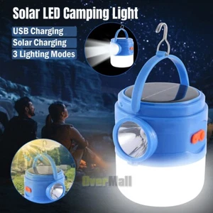 Lampara Solar Led Para Acampar Tienda De Campaña Linterna Recargable Exterior - Bild 1 von 19