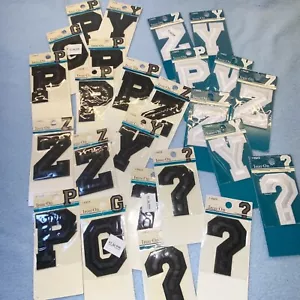LOT of 25 Iron On Embroidered 2” Letters Simplicity Horizon - Picture 1 of 11
