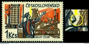 Czechoslovakia 1965 Liberation Day,Crane,Chemical plant,Worker,Mi.1536,MNH,ERROR - Picture 1 of 2