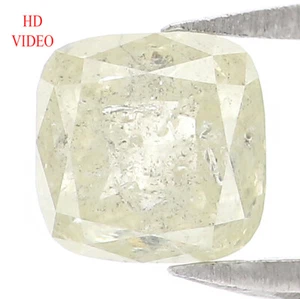 1.06 CT Natural Loose Cushion Diamond 5.20 MM Grey Color Cushion Diamond QL5910 - Picture 1 of 8