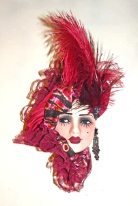 Unique Creations Lady Gesichtsmaske Wandbehang Dekor - NEU IM KARTON - Bild 1 von 2