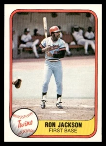 1981 Fleer #557 Ron Jackson Minnesota Twins Baseball card - Picture 1 of 2