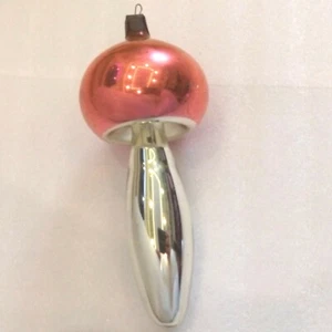 Alt Christbaumschmuck Glas Weihnachtsschmuck Christmas Ornament Pilz Mushroom - Bild 1 von 4