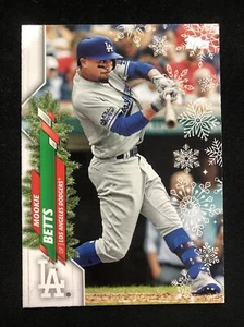 2020 Topps Holiday Mookie Betts Dodgers Short Print SP HW89 - Bild 1 von 2