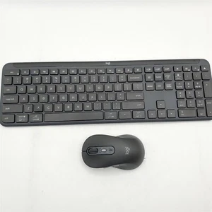 Logitech Signature Slim MK955 for Business Wireless Keyboard and Mouse, Graphite - Afbeelding 1 van 3