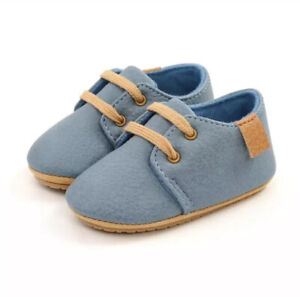NWT Blue Baby Boy moccasins shoes, Size 0-6 Months baby Pre Walkers Easter Gift