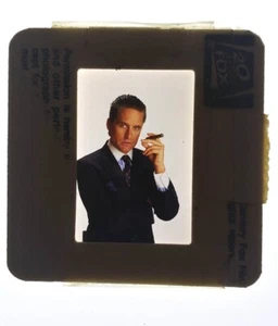 Foto d'epoca 1987 Wall Street Michael Douglas 35 mm diapositiva a colori - Foto 1 di 1