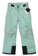 Arctix Snow Pants Kids Medium (10-12) Blue Island Azure Reinforced Knees & Seat