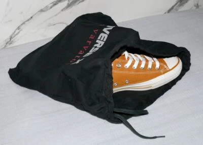 Converse X JOHN VARVATOS Schuhe Aufbewahrung Tasche Cotton Sack 37x40cm Schwarz - Bild 1 von 4