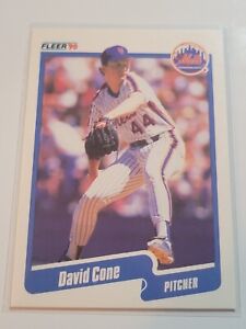 DAVID CONE 1990 Fleer #200.  METS