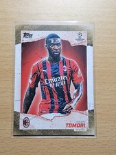 2021-22 Topps Gold X Tyson Beck UEFA Champions League Fikayo Tomori - AC Milan