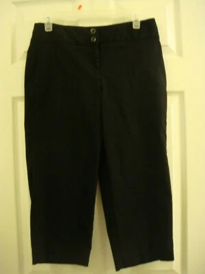Capris para mujer Nine & Co by Nine West negro rayón/nylon/spandex talla 8 Foto 1 de 4
