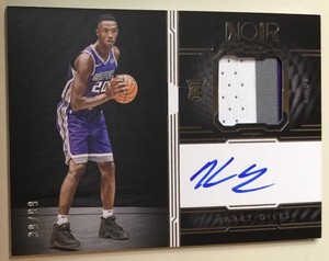 2017-18 Panini Noir Harry Giles 3CLR Patch On Card Auto RC #/99 Brooklyn Nets!