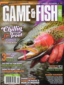 GAME & FISH EAST MAGAZINE-TROUT + RIGS FOR SPRING BASS + PIKE + GOBBLERS + HARES - Picture 1 of 1
