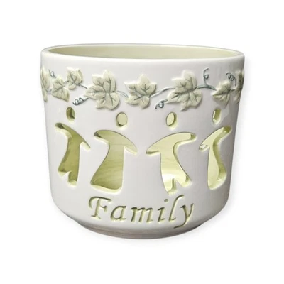 Family theme cut out votive candle holder - Image 1 of 4