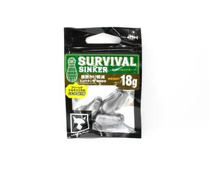 Jackall Survival Sinker 18 grams 3/Pack 18G/3Pcs (6842) - Picture 1 of 6