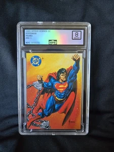 1995 Superman Man of Steel #KS-1 MPE 8 PSA Promo DC Kenner Skybox Jusko - Picture 1 of 2