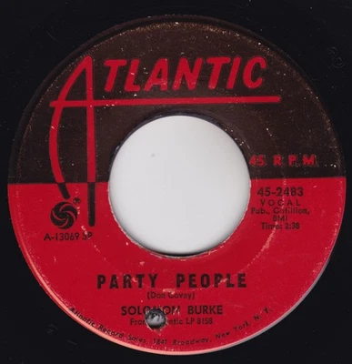 Soul / Funk--Solomon Burke ‎– Party People / Need Your Love So Bad - HEAR !! Foto 1 de 2