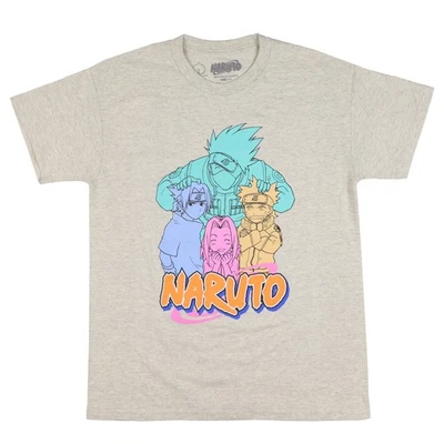 Camiseta Naruto Team 7 para niños con Naruto, Sasuke, Sakura y Kakashi Foto 1 de 4