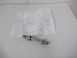 250179 New-No Box; Simmons 11355121 Set Axle Bike Wheel Assembly SS - Picture 1 of 4