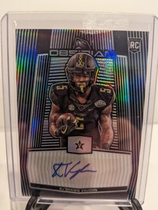 2020 Panini Chronicles Draft Picks Obsidian Ke'Shawn Vaughn Auto RC /99 Vandy