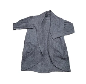 Cárdigan largo gris azul Barefoot Dreams CozyChic Lite para mujer XS/S súper suave - Imagen 1 de 3