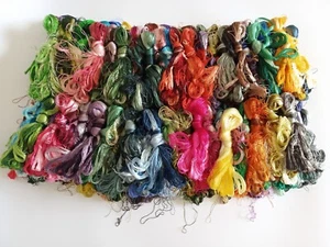 100bundles,800colors Suzhou 100%real natural mulberry silk hand-dyed silk thread - Picture 1 of 20