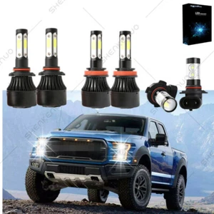 6000K Combo LED Headlight Bulbs Fog Light H11 9005 9145 for Ford F-150 2015-2019 - Picture 1 of 9