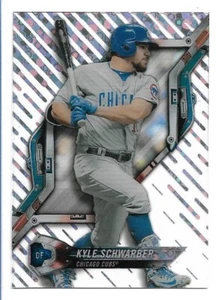 Kyle Schwarber 2018 Topps High Tek Pattern 1 Diagonals Orbit Diffractor #HT-KS - Picture 1 of 2