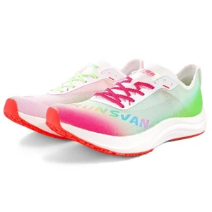 Arch Support Carbon Plate Track Racing Running Shoes Non Slip Lace Up Sport Shoe - Picture 1 of 42