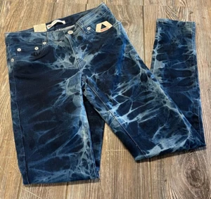NWT Girls $40 Levi's 710 Super Skinny Blue Adjustable Waist Stretch Jeans 10 Reg - Picture 1 of 4