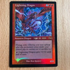 MTG Lightning Dragon English version FOIL 1 piece Promo VG