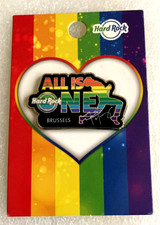 HARD ROCK CAFE BRUSSELS 2020 FREDDIE MERCURY ALL IS ONE GAY PRIDE PIN - LIMITED