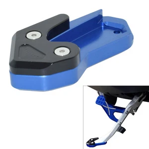 Blue Kickstand Side Stand Extension Enlarger Plate Pad For KYMCO AK550 2016-2020 - Picture 1 of 6