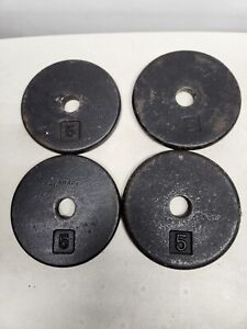 4-5 Lb Pancake Style Weight Plates, Standard Size