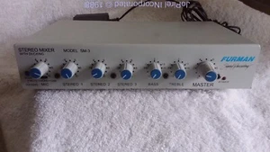 Furman SM-3 Stereo Mixer -Renowned Studio Manager moving sale pick - Picture 1 of 8