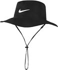Nike Men’s Dri-FIT UV Golf Bucket Hat Black White - Adult size Medium / Large