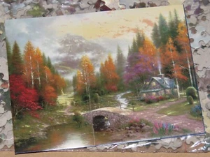 Thomas Kinkade Art ... Valley of Peace ... 500 Piece Puzzle ... New Sealed Bag - Picture 1 of 4