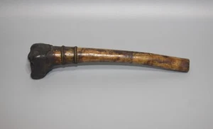 Real Rare Tibet 17th Century Old Antique Buddhist Ritual Kangling Trumpet Horn - Picture 1 of 16