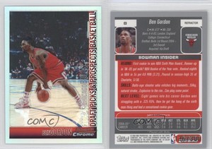 2005-06 Bowman Draft Chrome Refractor /300 Ben Gordon #8