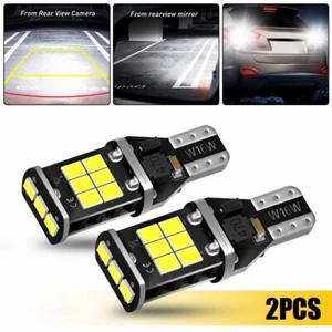 2x White Light T15 912 LED 921 Car High Mount Stop 3RD Brake Light Bulbs Globe - Picture 1 of 9