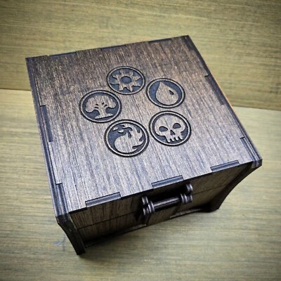 Large Magic the Gathering Inspired Card Box | Holds up to 500 Sleeved cards - Image 1 of 4