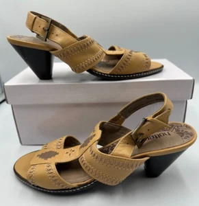 Hotter Azteken Sandalen Absatz braun Leder Damen Größe 5 UK 38 EU Urlaub Sommer - Bild 1 von 13