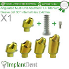 1x Dental Angulated Multi Unit Protetyka 1,4 mm Tytanowy zestaw rękawów 30° Int Hex